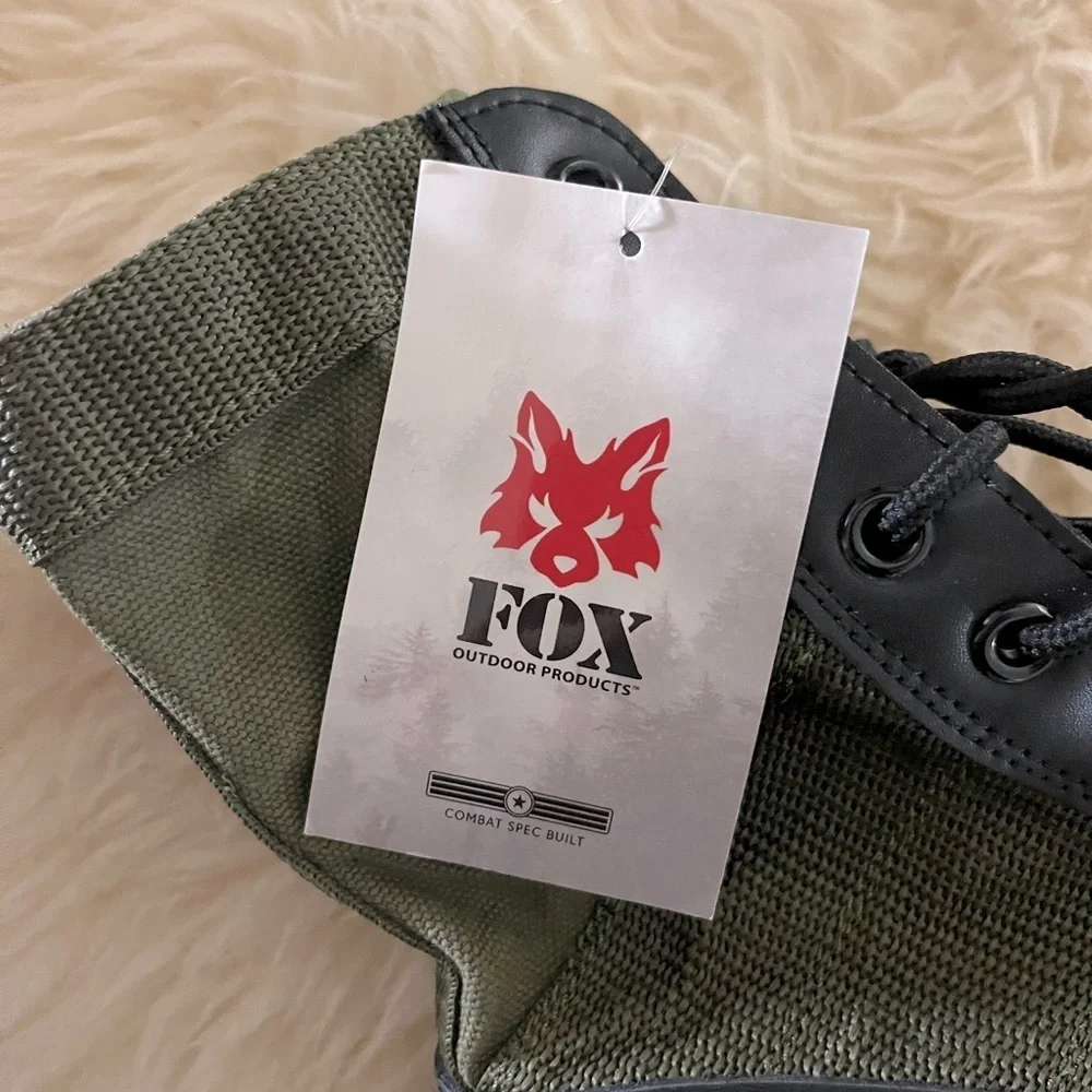 NWT FOX Vietnam Jungle Olive/ Black Combat Hiking Boots